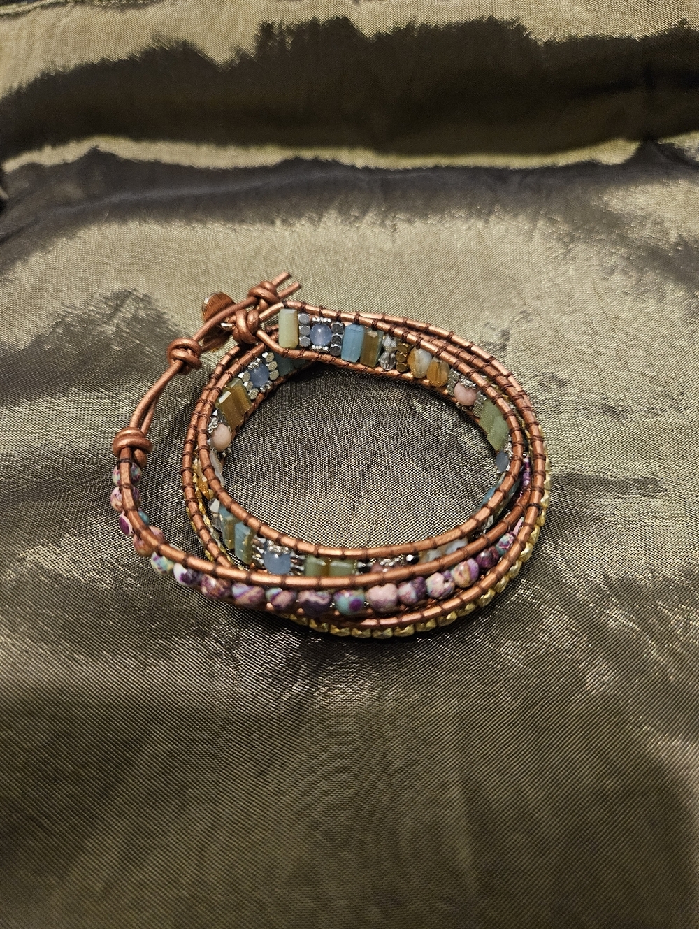 Wrap Around Boho Bracelet, Beads